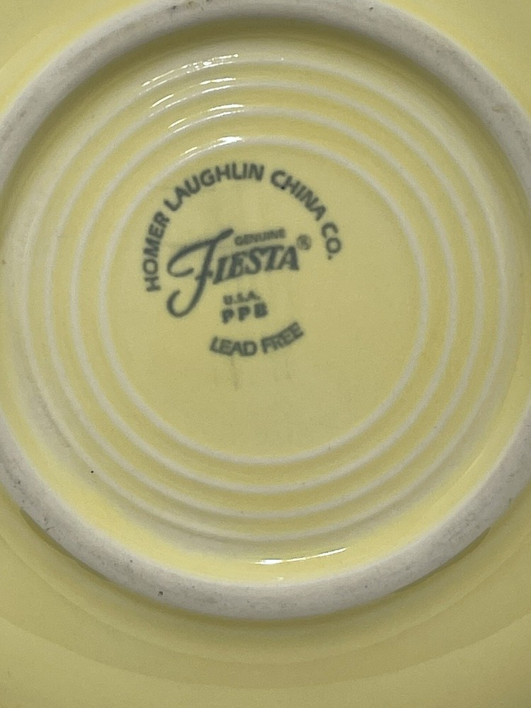 FIESTAWARE RETIRED Yellow SAUCER