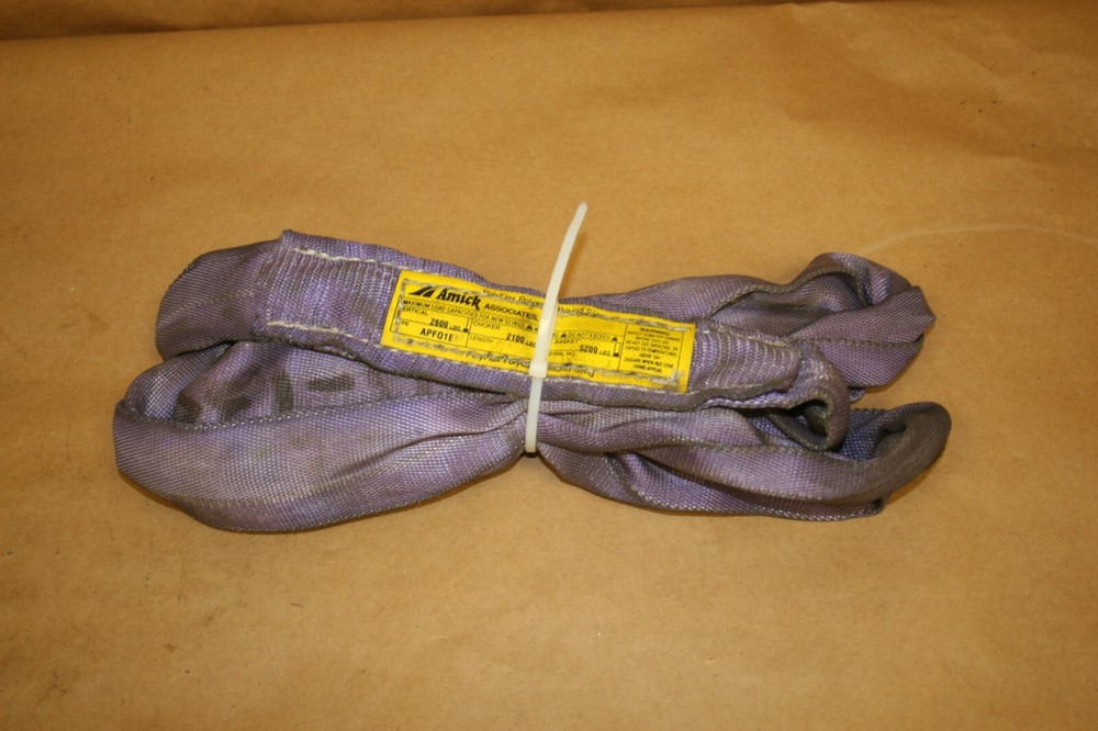 Amick Associates, Inc - 5ft Poly Flex Polyester Round Sling APF01E - 5,200 lbs