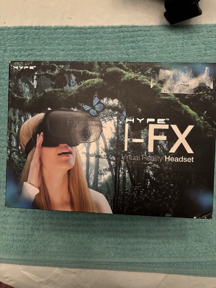 HYPE I-FX BLACK LIGHTWEIGHT REALITY HEADSET ADJUSTABLE HEADSTRAP