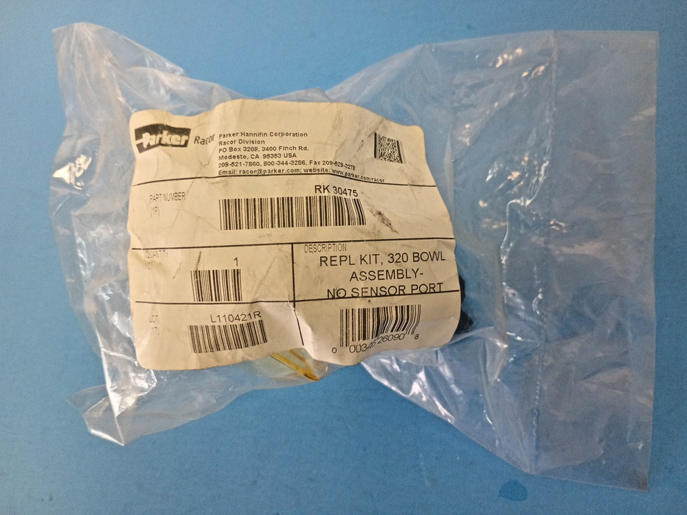 Racor RK-30475 - Replacement 320 Bowl Assembly Kit, No Sensor Port
