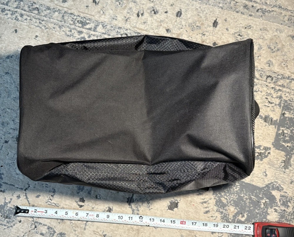 Duffle Bag | Black & Silver | Preowned | Clean | Unknown Brand
