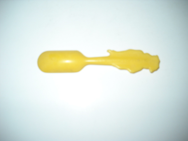 French's Mustard yellow plastic spoon