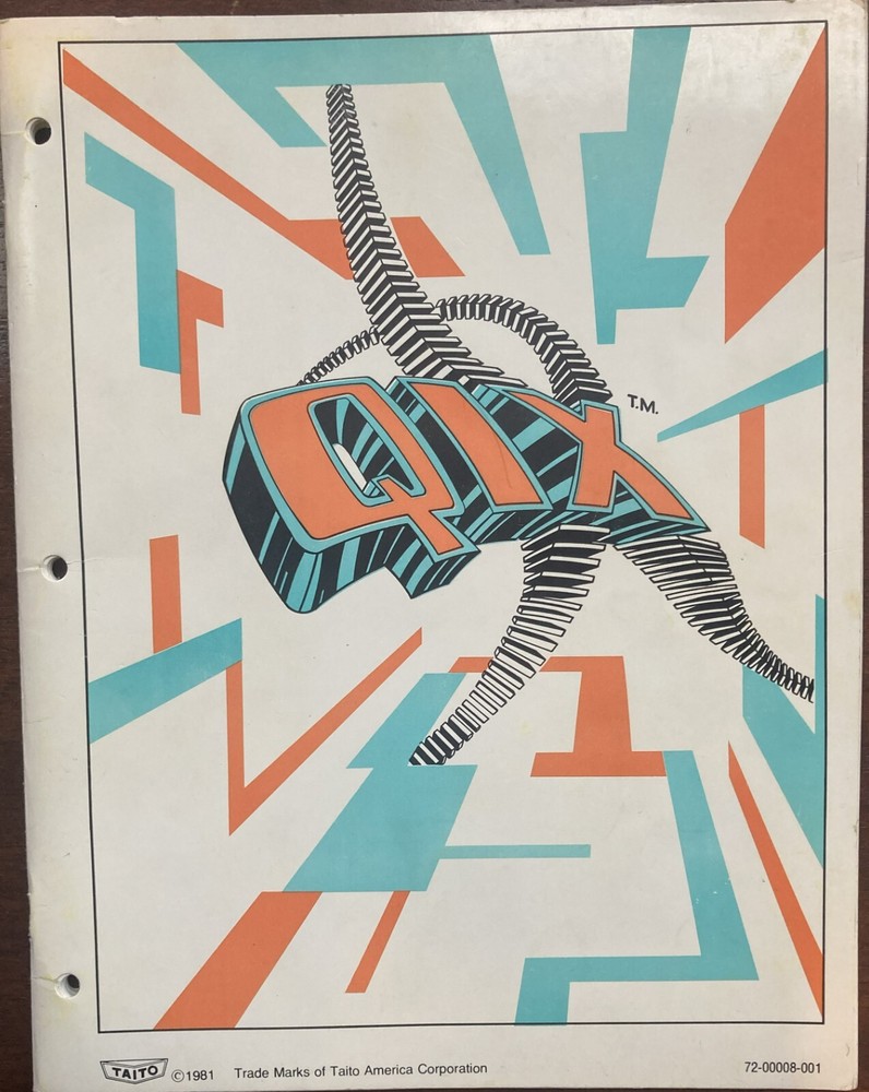 Qix Arcade Game Manual
