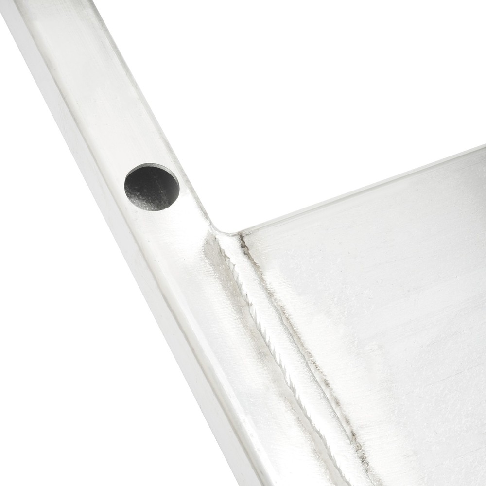 16" Stud Spacing Trailer Mount H-Mount Spare Tire Carrier 5-Lug Wheel, Aluminum