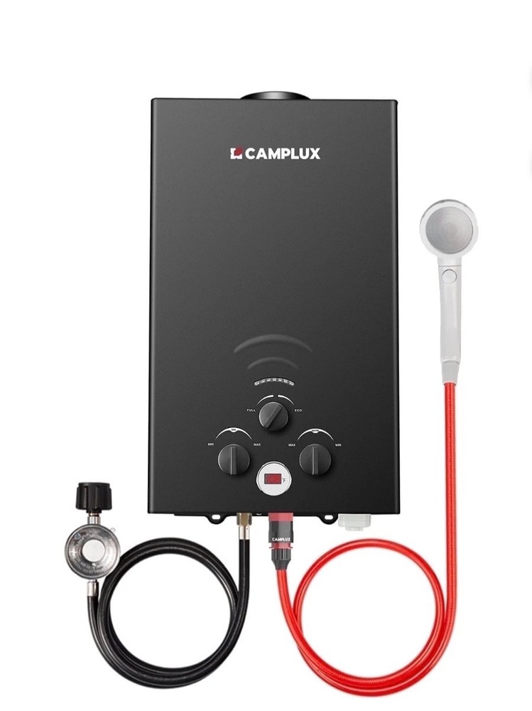 Camplux 2.64 GPM Portable Propane Tankless Water Heater Outdoor Camping RV Showe