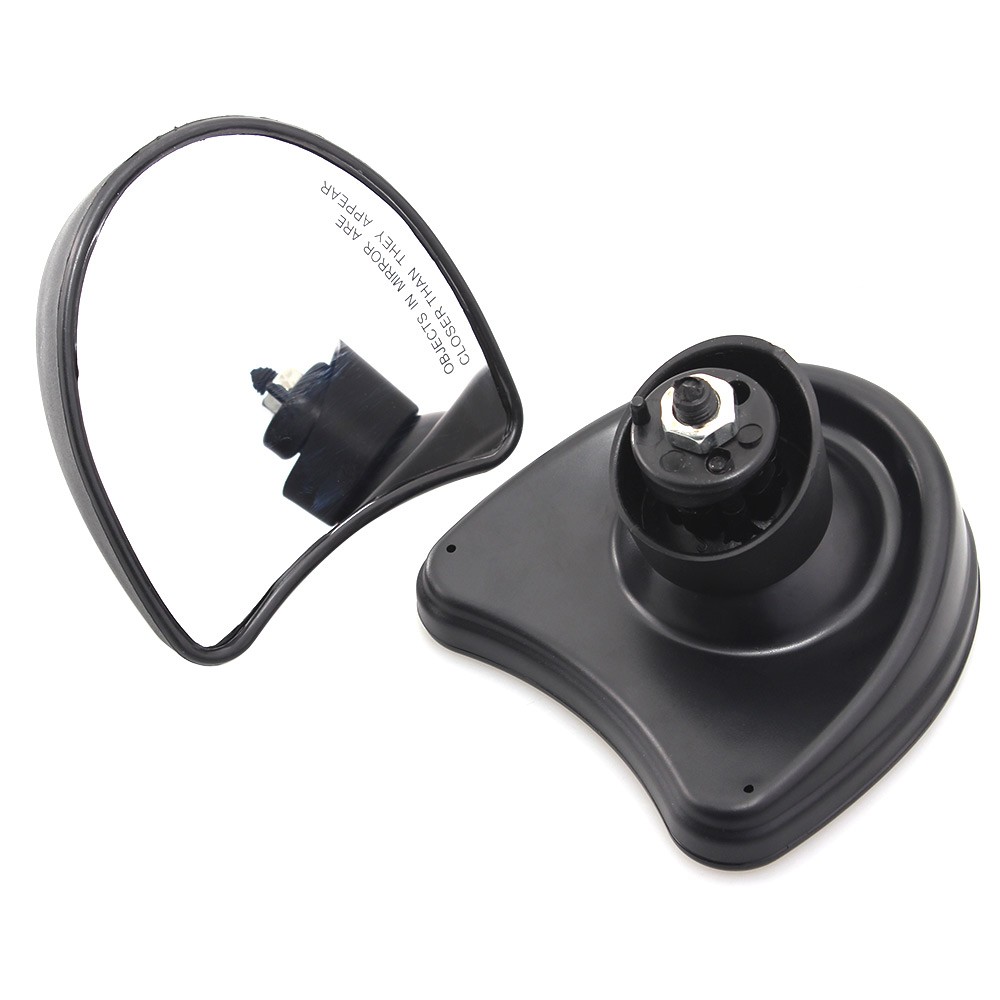 Black Inner Fairing Rearview Side Mirrors For Harley Electra Glide Standard FLHT