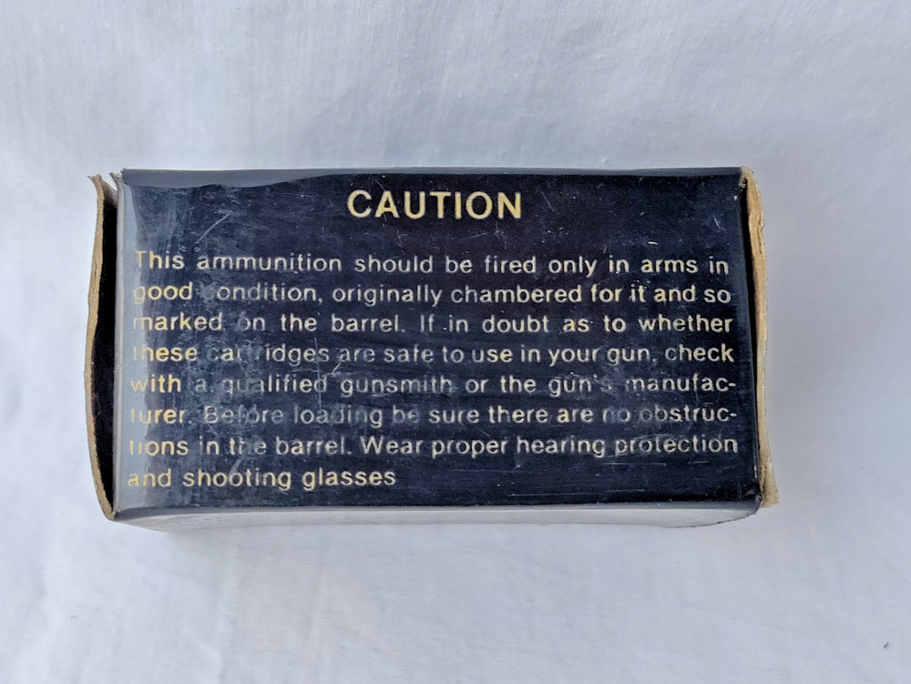 Vintage Exploder .357 Magnum Ammo Box Empty Maximum Energy Projectiles USA