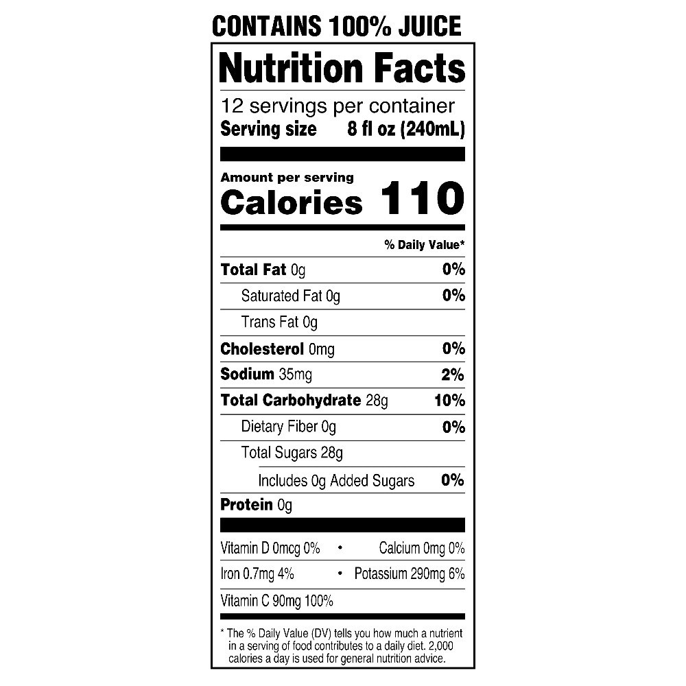 (2 pack) Great Value 100% Apple Juice, 96 fl oz