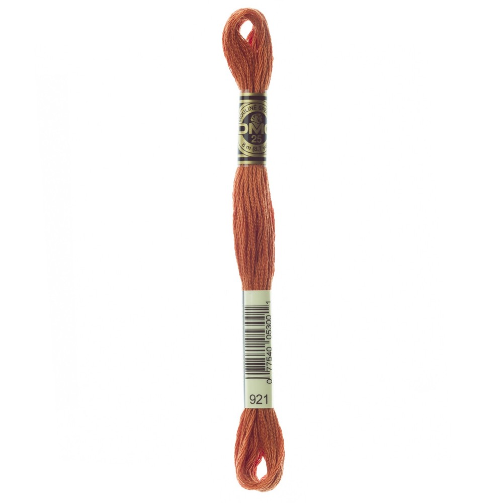 DMC 6-Strand Embroidery Cotton 8.7yd-Copper - 12 Pack