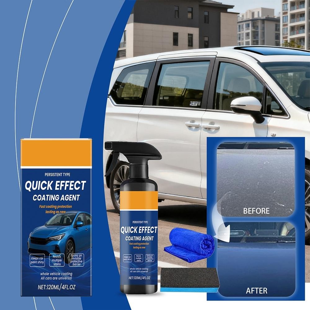 2026 New Car Coating Spray,3 in1 Multi-functional Quick Effect Coating Agent US