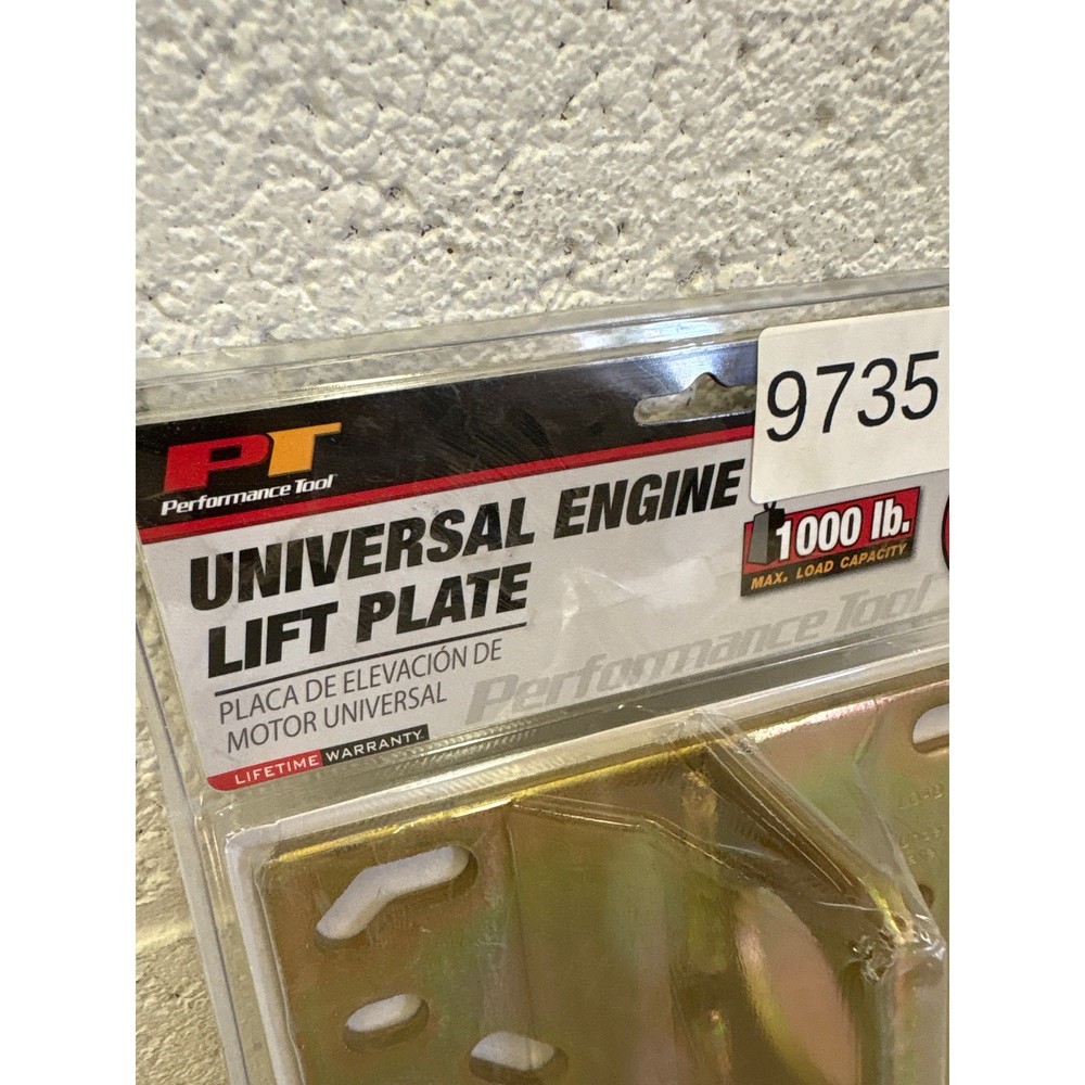 Performance Tool Universal Engine Lift Plate 1000 lbs. Max Load - W41034