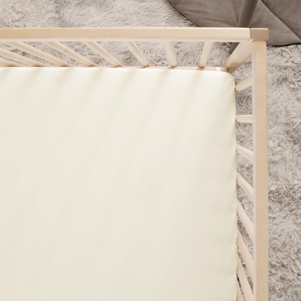 GRSSDER Mini Crib Sheets Fitted, Pack and Play Sheets 2 Pack, Ultra Soft