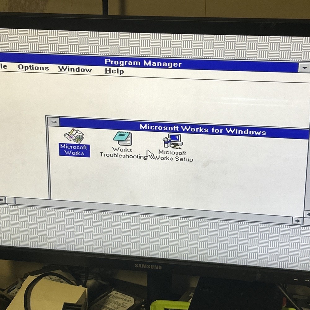 Tandy 2500 RSX Desktop PC – Windows 3.1 – Tested Working – Vintage DOS Computer