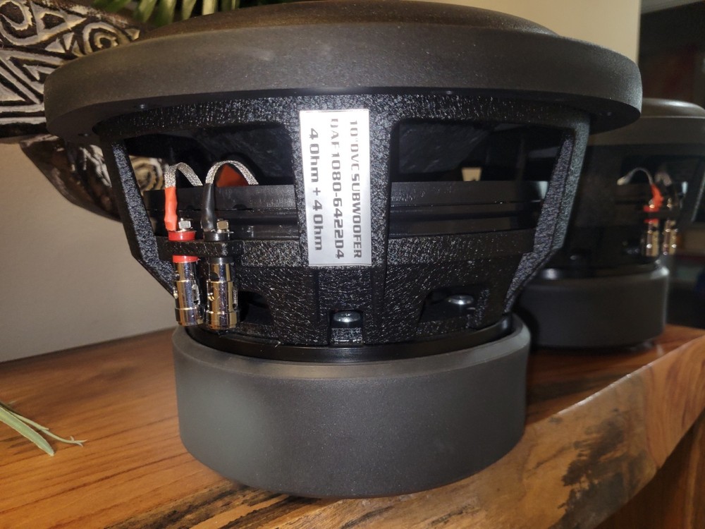 Zeming Audio 10in High Excursion Subwoofers (Open Box Alibaba Subs)