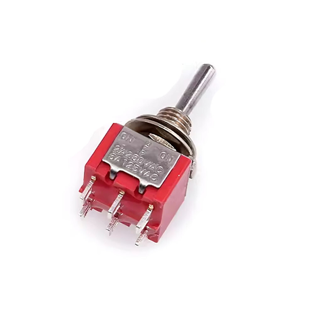 10PCS Button switch MTS-223 6-pin automatic reset for third gear