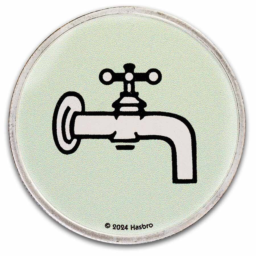 2024 Samoa 1 oz Silver Monopoly Water Works with TEP