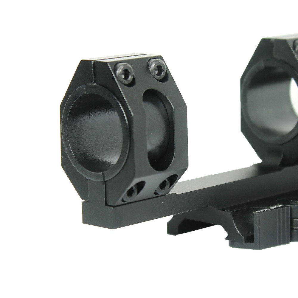 Quick Release 1"/30mm Ring Scope Mount&inserts Auto Lock 20mm Rail for Hunt