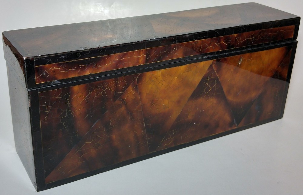 John Richard Tenshell Rectangular Box Brown Designer Accessory Midcentury Modern