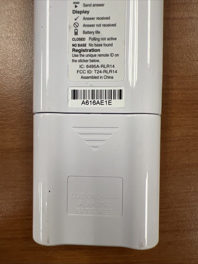 iClicker 2 Student Classroom Response RLR14 Remote Control 2nd Edition / TESTED