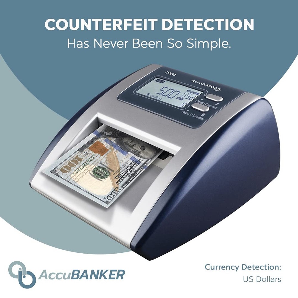 Counterfeit Bill Detector Usd Commercial Grade With 5 Detection Methods