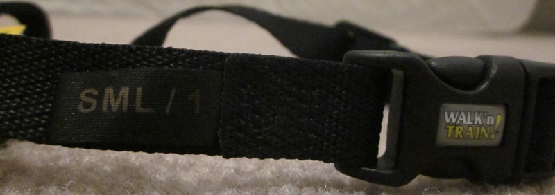 New Walk'n Train Head Halter Black Small Size 1