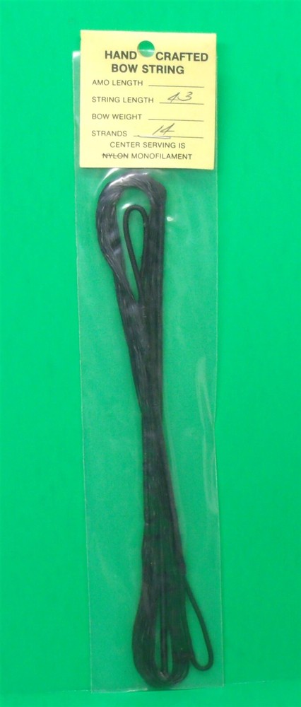 New Bowstrings by Binney Replacement String for Teardrop Cable Bows - 43" 14 str