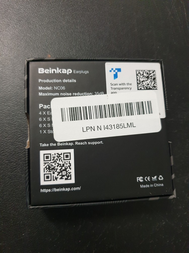 Beinkap Noise Cancelling Ear Plugs -35dB Protection for Sleep, Work & Study