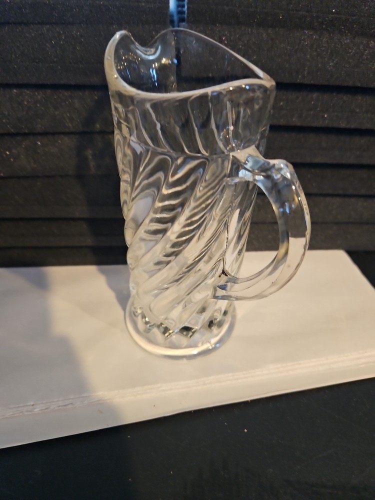 Glass Pitcher Small 5.75" Tall