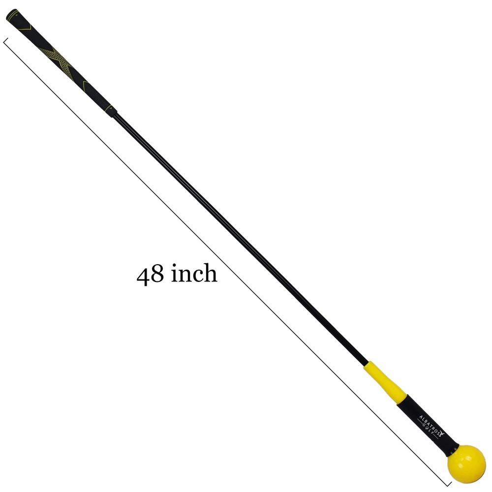 Golf Training Aid Golf Swing Trainer, 48-Inch, Yellow