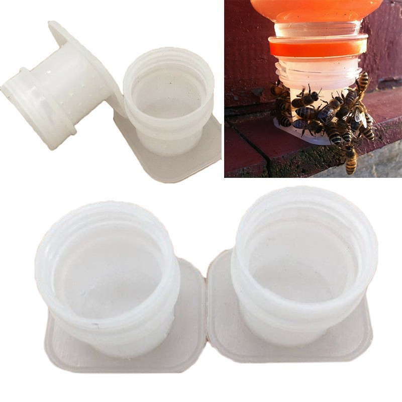 Bee Feeder Set of Three Drinking Fountain Tools Designed for Safe Hydration