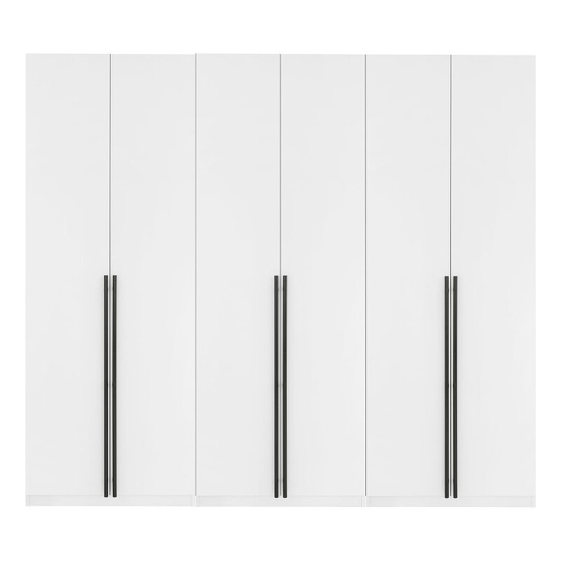 Manhattan Comfort Lee 3-Piece Module Wardrobe Closet from Engineered Wood- White