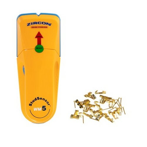 Zircon Stud Edge Finder Wall studsensor picture hanging kit nails hooks