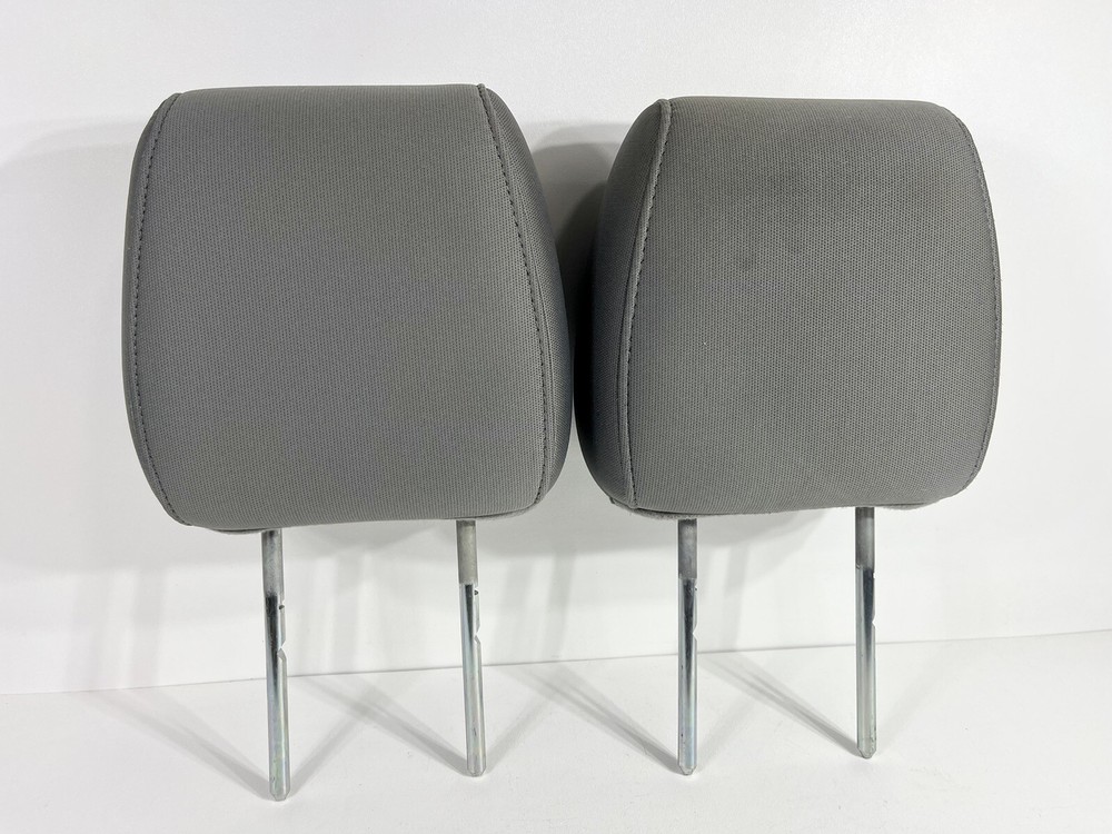 2004-2008 Ford F150 Front Headrests set Pair Cloth Left & Right *LIGHT GRAY OEM