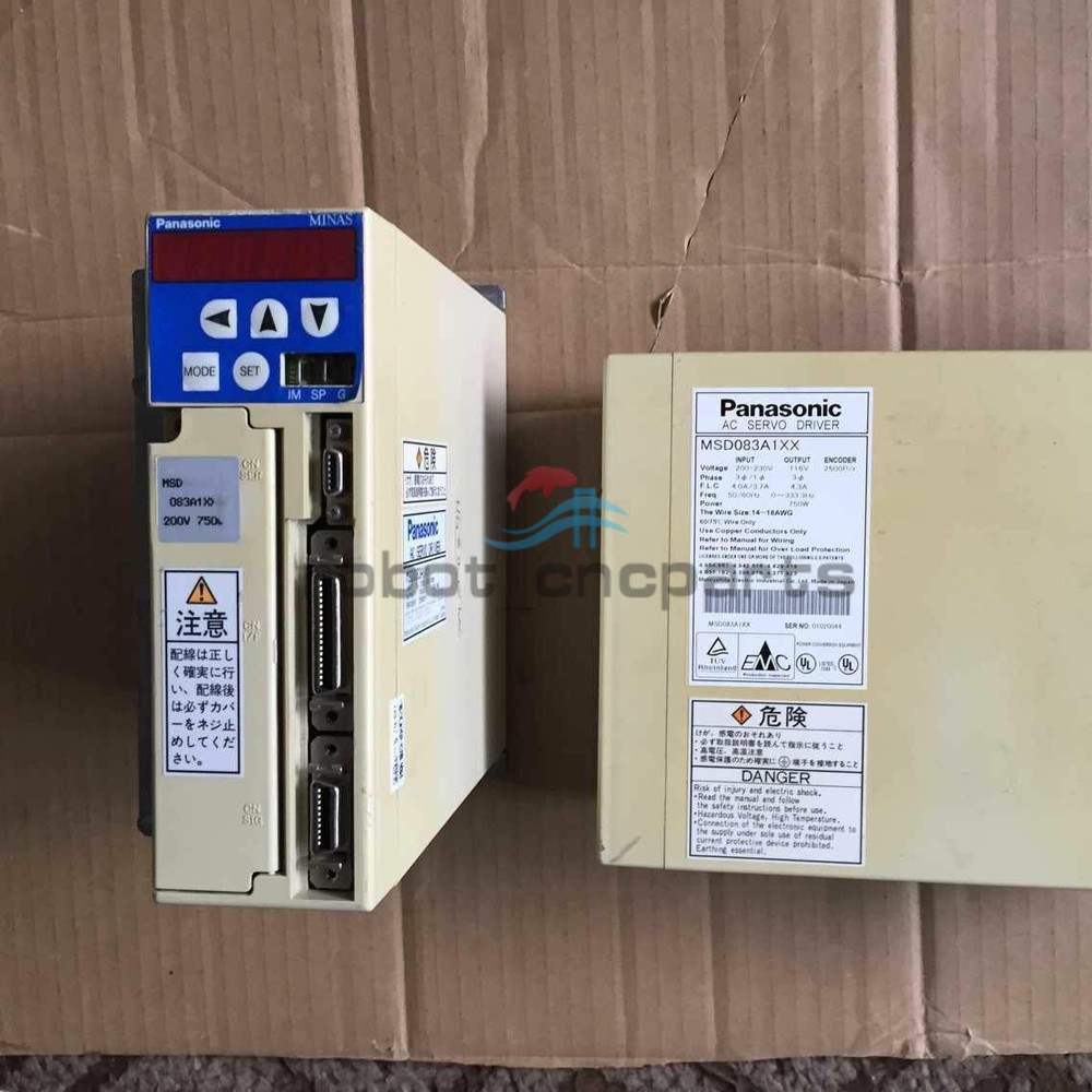 USED Panasonic Servo Driver MSD083A1XX Tested