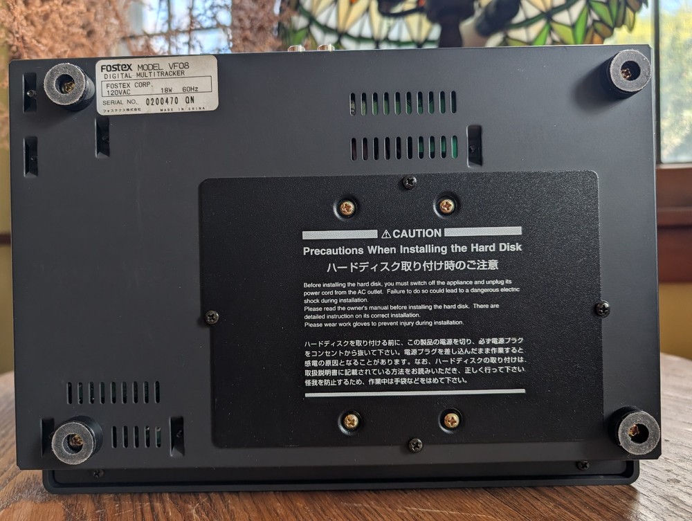 FOSTEX VF08 Digital Multi-Tracker Recorder MTR Black