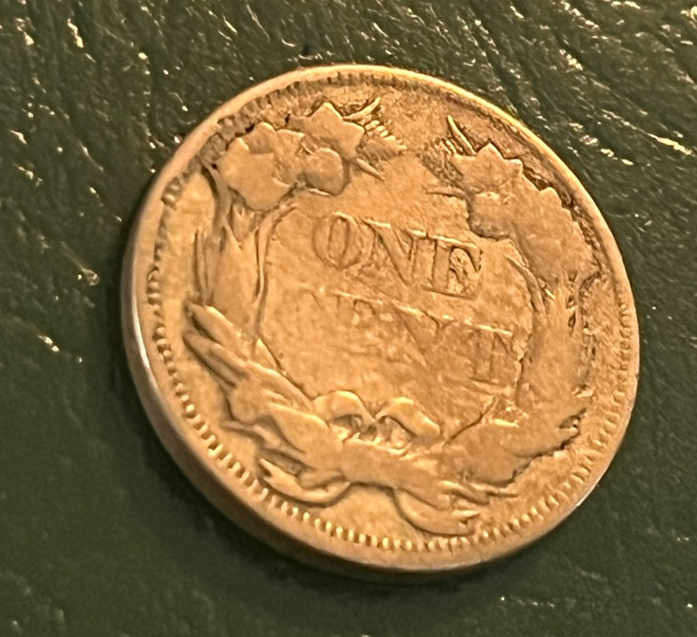1858 SL. Flying Eagle cent Fine , nice coin !