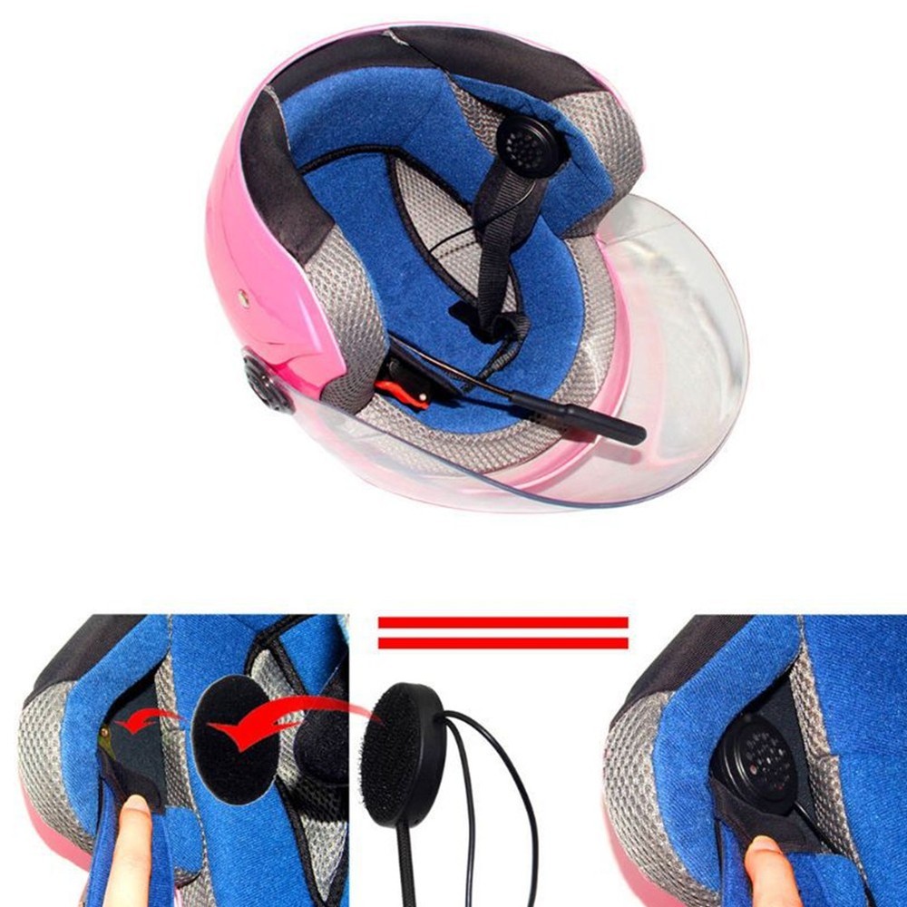 Compact Helmet Headset For Hands-free Riding Accessory LAJH