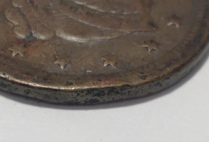 1856 LARGE CENT UPRIGHT 5