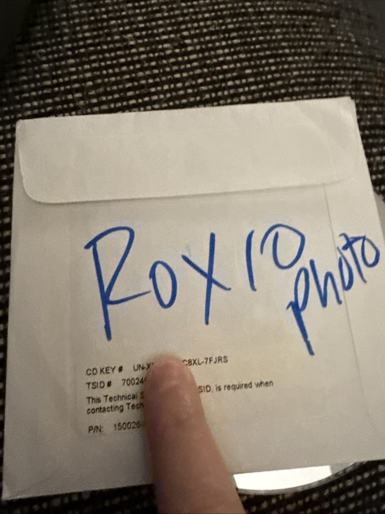 Roxio Photosuite Program Standard Edition 4 for PC Software CD Disc