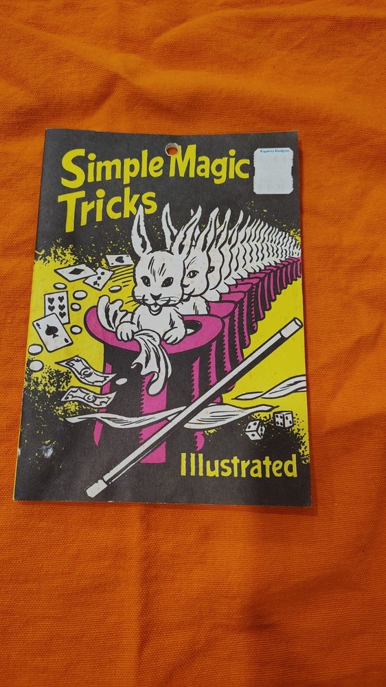 Simple Magic tricks vintage paperback Adams
