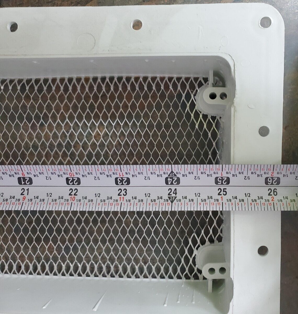 *RV REFRIGERATOR ROOF VENT INSERT NO CAP WHITE Dometic
