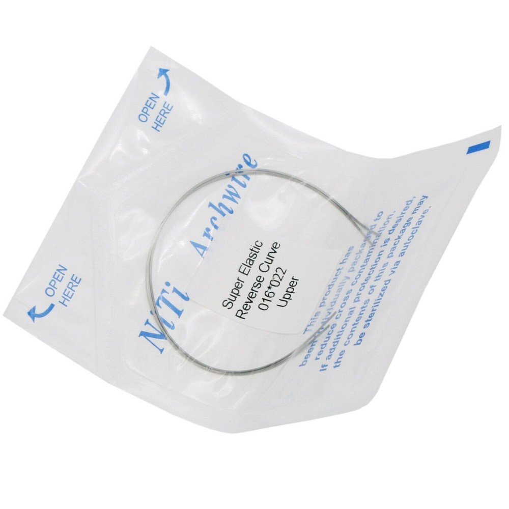 Dental Reverse Curve Arch Wire Niti Super Elastic Round/Rectangular True Form