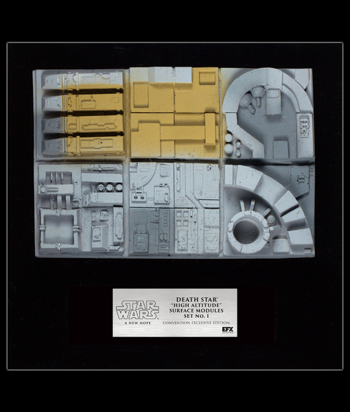 EFX STAR WARS CELEBRATION DEATH STAR HIGH ALTITUDE SURFACE MODULES PROP SIGNED