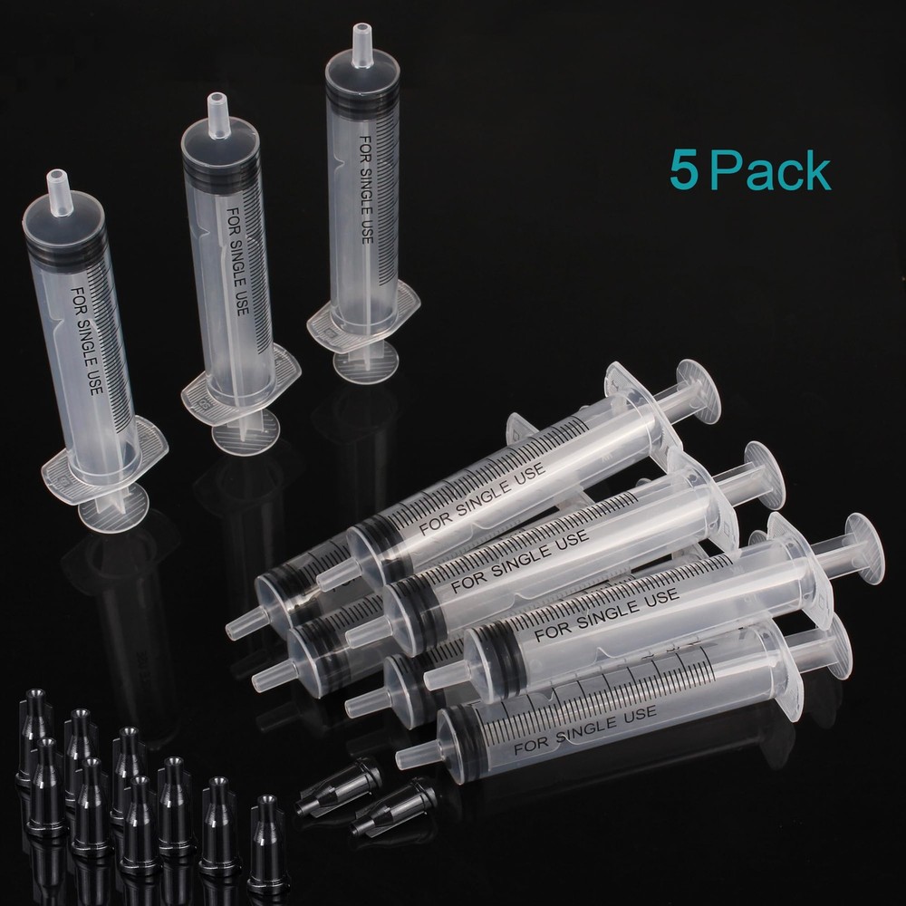 10ml Plastic Syringe Without Needle for Liquid - Measuring 10ml, transparent