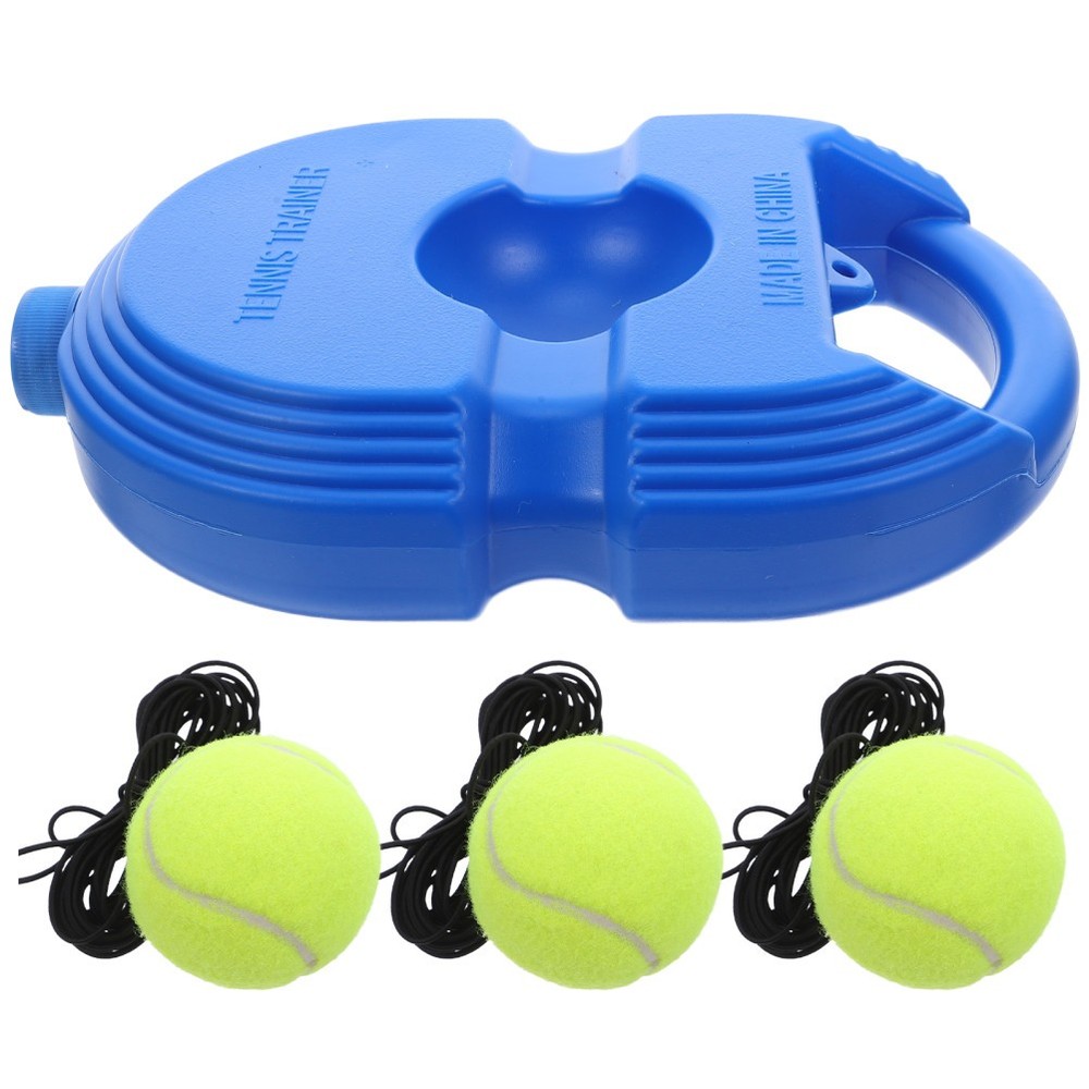 Tennis Training Equipment Set With Elastic String Non Base And Bounce