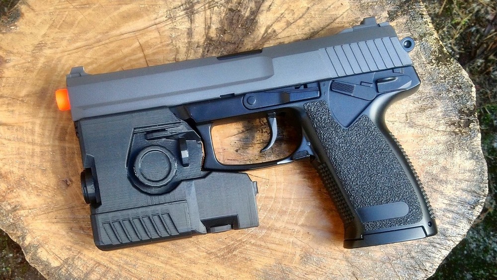 Airsoft3D Mock Laser Aiming Module (LAM) for MK23 - Metal Gear Solid Inspired