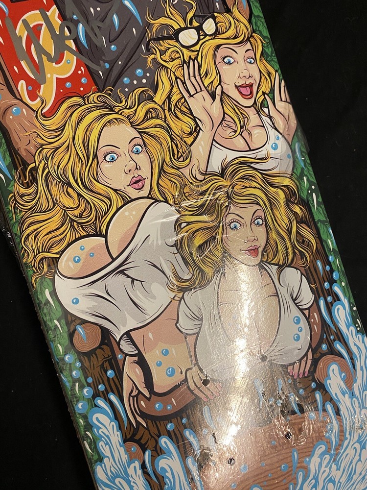 RARE SIGNED Nick Tucker Debut Pro Primitive Skateboard Deck Splash Mtn AUTOGRAPH
