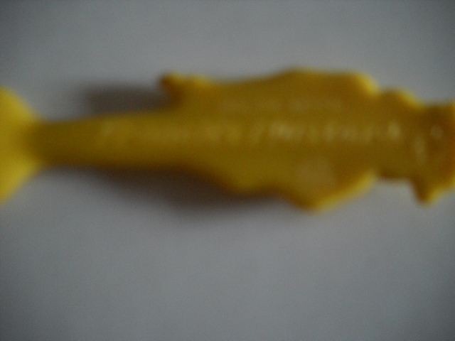French's Mustard yellow plastic spoon