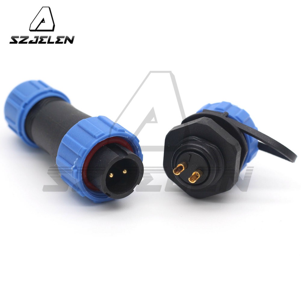 SP13 2Pin IP67 Waterproof Aviation Connector Plug Socket,Electrical Connector