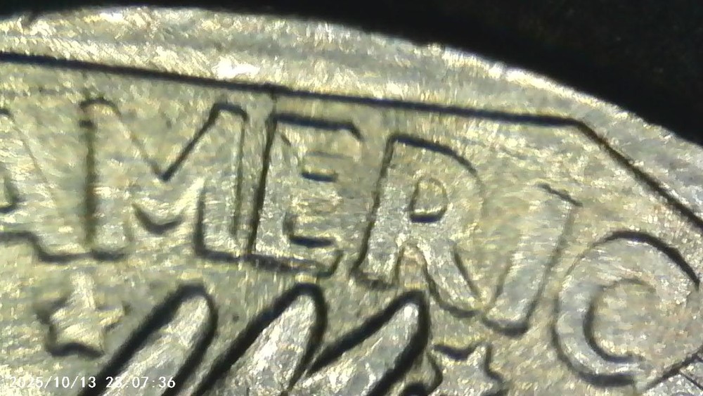 Susan B Anthony Dollar - 1979 Wide Rim , with Errors - Triple strike on star